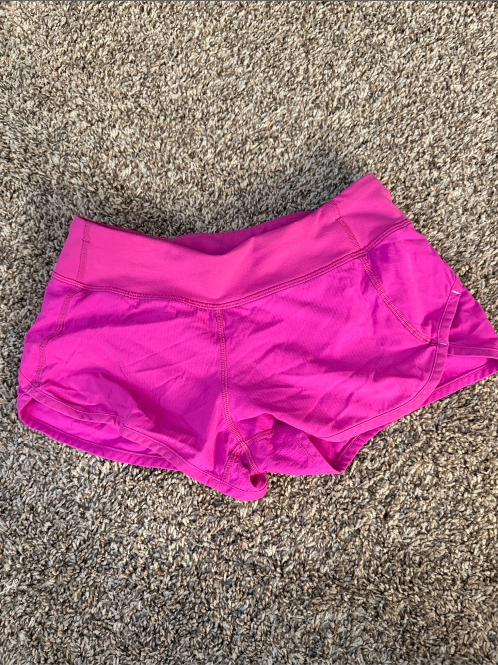 Ivivva Women's Vibrant Pink High-Waist Athletic Shorts